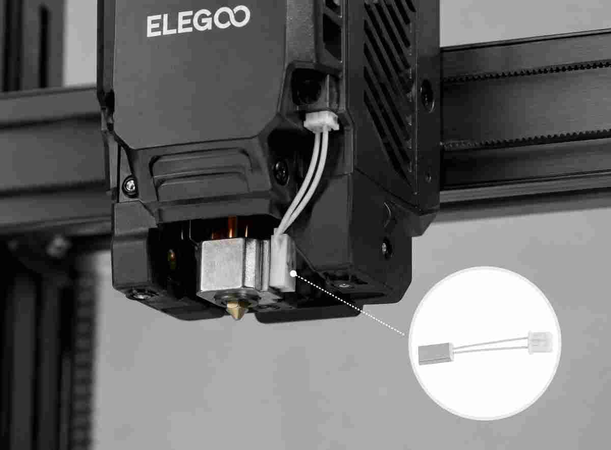 24V 60W Ceramic Heating Tube Heater for Elegoo Centauri Carbon 4 24V 60W Ceramic Heating Tube Heater for Elegoo Centauri Carbon - Image 4