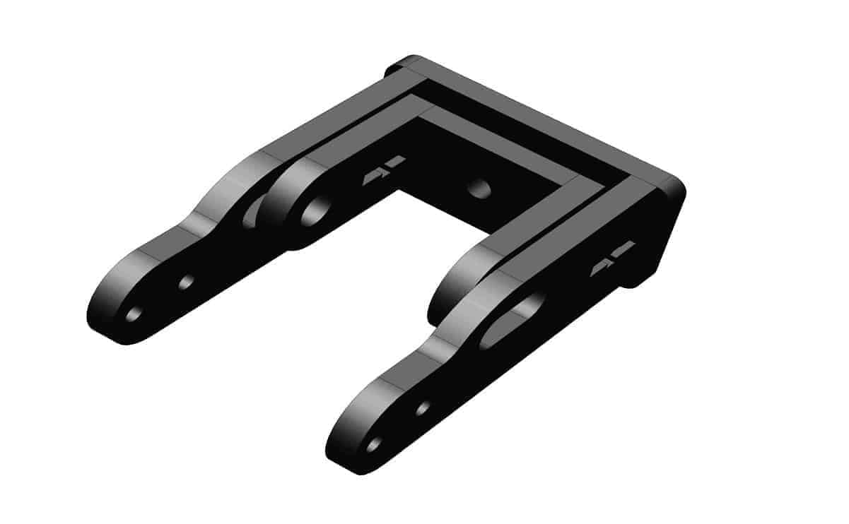 2040 Belt Tensioner Mildsteel Mechanism for 3D Printer - Image 2