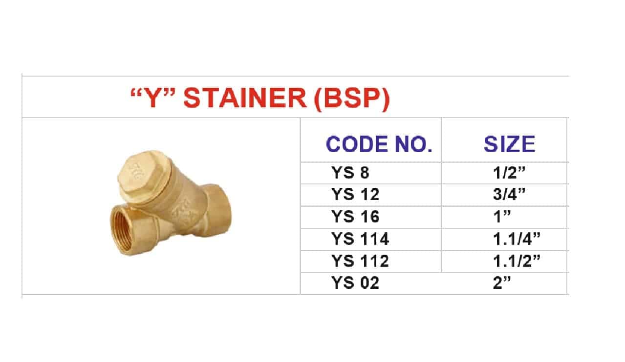 Brass stainer "Y" and nipple set pipe fittings for chemicals, flammable gases, slurries, and other plumbing applications - Image 2