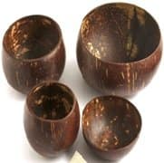 Coconut shell bowl