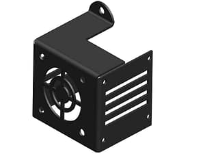 Cooling fan metal case