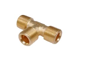 Brass male tee fitting
