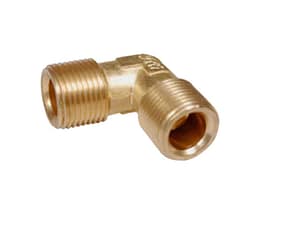 Brass elbow male female