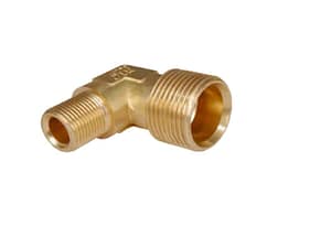 Reducing elbow brass