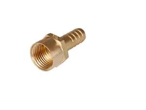 Brass hose nipple female