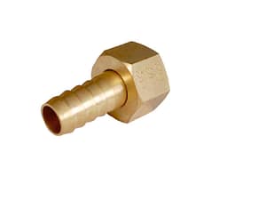 Brass hose nut