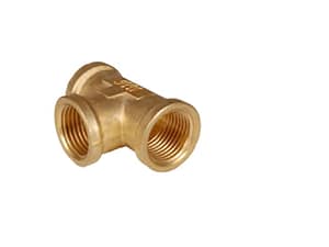 Brass union tee female