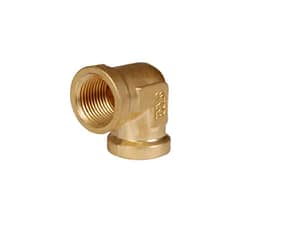 Brass union elbow female