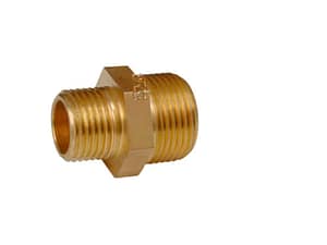 Brass hex nipple