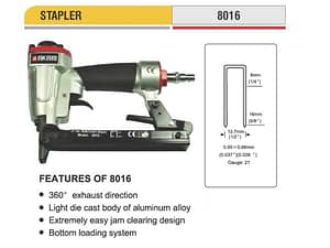 Professional Pneumatic Tools - STAPLER 8016
