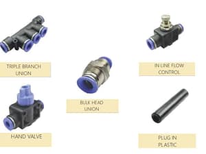 Akari one touch fittings