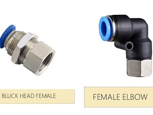 Pneumatic PU fittings