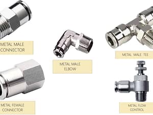 Professional Pneumatic Tools METAL PUSH IN FITTING