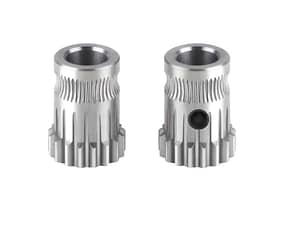 Dual drive extruder gear