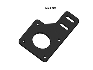 Nema17 Motor Holder Mildsteel/Aluminium for 2040 Profile 3D printer - MS 2mm