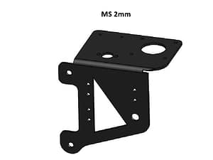 MK8 Extruder frame mount mildsteel/aluminium for 2040 profile 3D printer - MS 2mm