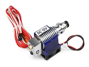 E3D V6 Hotend Kit 24V E3DV6 3D Printer Extruder Hotend 0.4mm Nozzle - 12v, Teflon throat