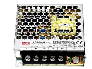 Mean Well LRS-50-12 12V 4.1A 50.4W and LRS-50-24Â 24V 2.8A 52.8W - 12V 4.1A