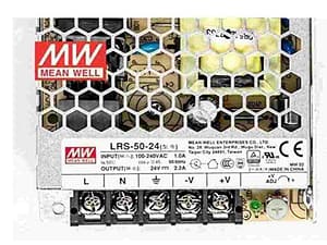Mean Well LRS-50-12 12V 4.1A 50.4W and LRS-50-24Â 24V 2.8A 52.8W - 24V 2.8A