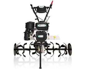 Rotary tiller power weeder 4 stoke petrol 7 HP engine buy online agricultural inter cultivator petrol power tiler machine for framing and agriculture purpose