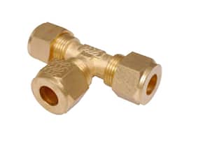 Brass T assembly