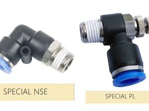 Akari special Fittings Pneumatic PU fittings push in fittings for air, inert gases and other industrial and domestic applications