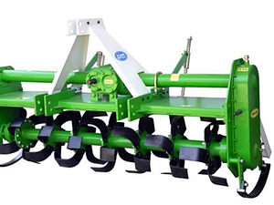 Multi speed tractor rotavator