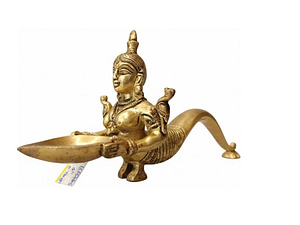 Brass fish paavai Diya