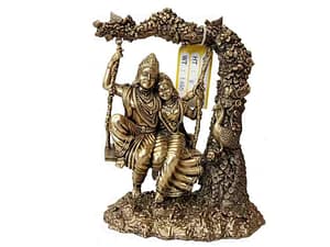 Brass Radha Krishna Jula