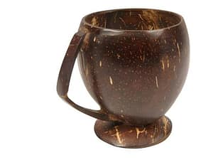 Handmade coconut shell tea cup