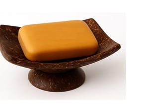 Natural Coconut Shell Soap Stand