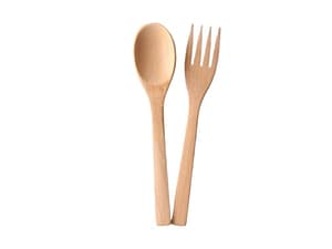 Bamboo Spoon and Fork