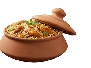 Clay Biryani Serving Bowl