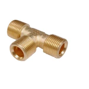 Brass male tee fitting
