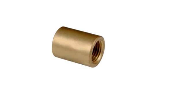 Brass socket round (BSP) pipe fittings for chemicals, flammable gases, slurries, and other plumbing applications