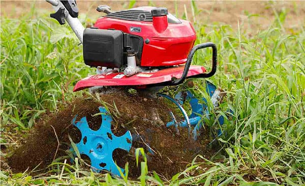 Blue spiral rotor attachment for honda power tiller - Image 3