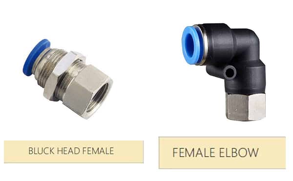 Pneumatic PU fittings