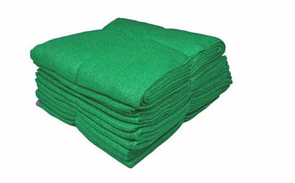 Shade nets or green garden nets for terrace gardening .