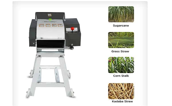 Chara cutting machine chaff cutter with belt and pulley without motor premium four blades agricultural equipment for farm tools - Image 4