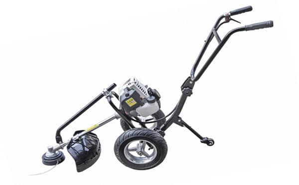 Wheeled brush cutter