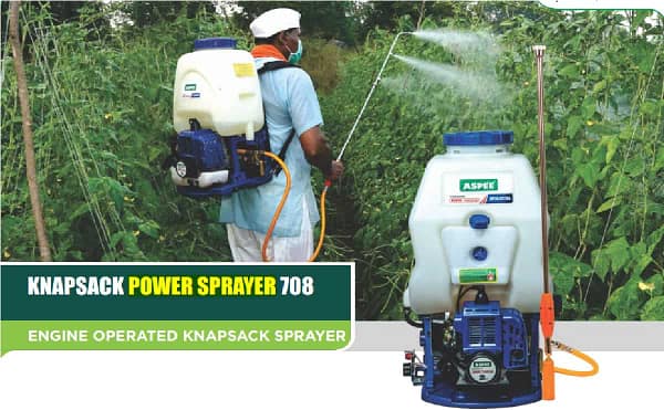 Aspee two stroke knapsack power sprayer 20 litre for agricultural commercial spray and sanitization - Image 3