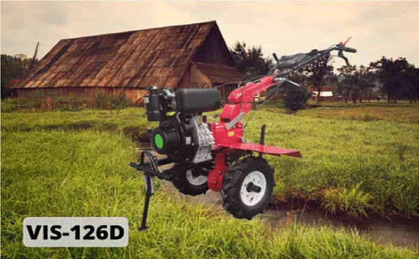 Diesel power weeder 6hp recoil/self start diesel engine high torque agriculture power weeder machine - Image 3