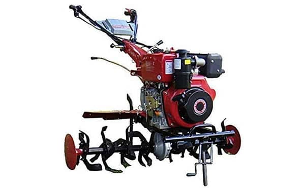 Diesel power weeder 6hp recoil/self start diesel engine high torque agriculture power weeder machine
