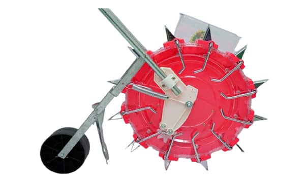Manual seed drill machine hand operated seed drill for sowing seed agricultural purpose