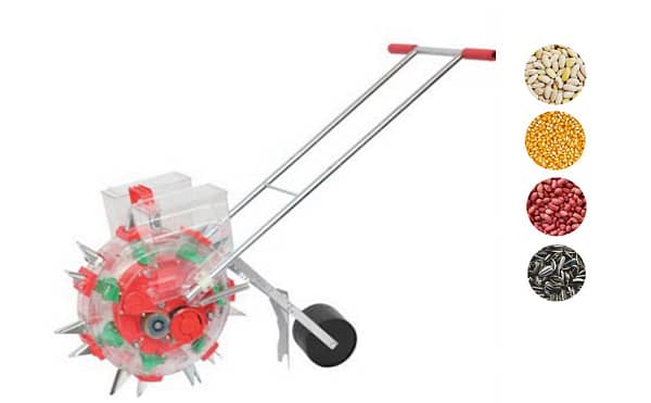 Manual seed drill machine hand operated seed drill for sowing seed agricultural purpose - Image 3