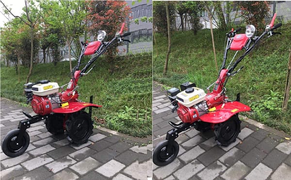 Petrol weeder 7 HP with light power weeder petrol engine gear drive with PTO shaft agricultural machine - Image 3