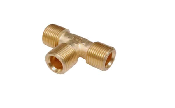Brass t male branch