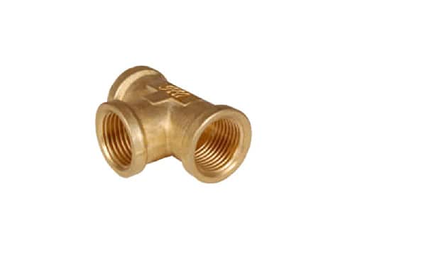 Brass union tee female (BSP) pipe fittings for chemicals, flammable gases, slurries, and other plumbing applications