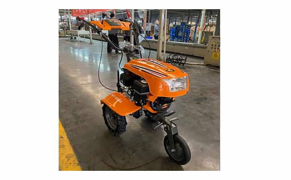 Power weeder machine 7 HP petrol engine with head lamp & front wheel for farming purposes. - Image 4