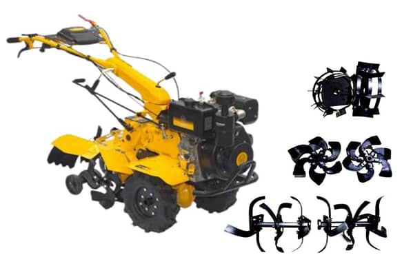 Back rotary power weeder diesel inter cultivator 9 HP power weeder price agriculture equipment for framing and agriculture purpose - Image 2